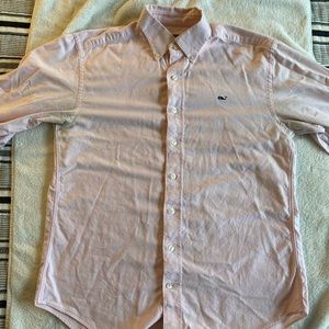 Vineyard Vines Pink Long Sleeve Button Down